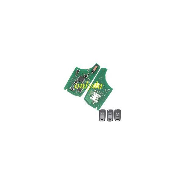 For Opel unkeyless remote 434MHZ -7941 chip, 2;3;3+1button key please choose the key shell
