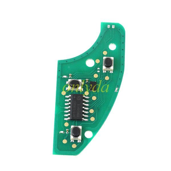 For Maserati 3 button remote key with 434mhz with ID48 chip