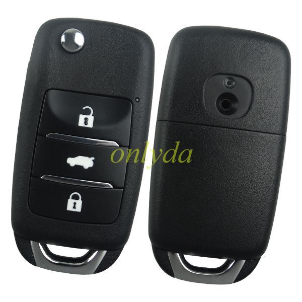 For Changan Yuexiang 3 button V7 folding remote key with 433mhz pcb is ak01-