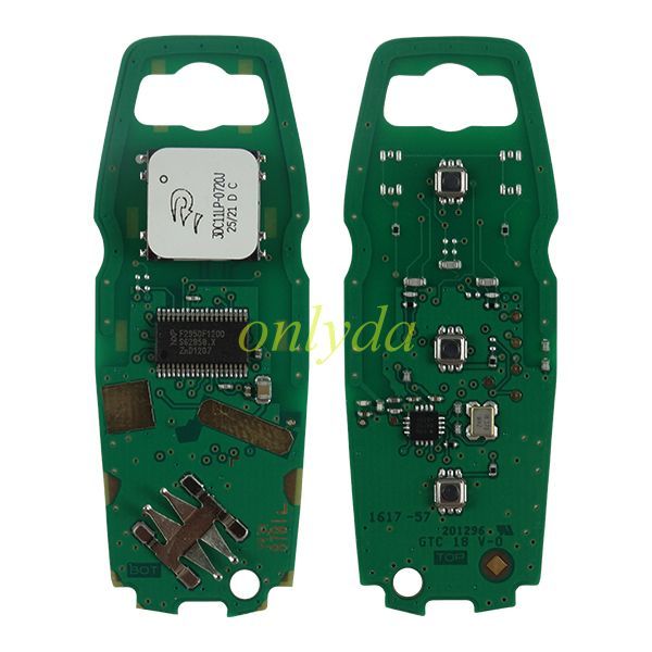 For Ford 2+1 button remote key with 49 chip with 315mhz FCCID:M3N-A2C31243800 A2C87115402 IC:7812A-A2C31243800 FL3T-15K601-EC RLVCOA213-1448