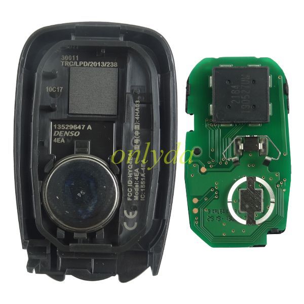 For OEM Chevrole 3 button remote key with 434MHZ with 46 chip FCC ID:HYQ4EA Model:4EA IC:1551A-4EA