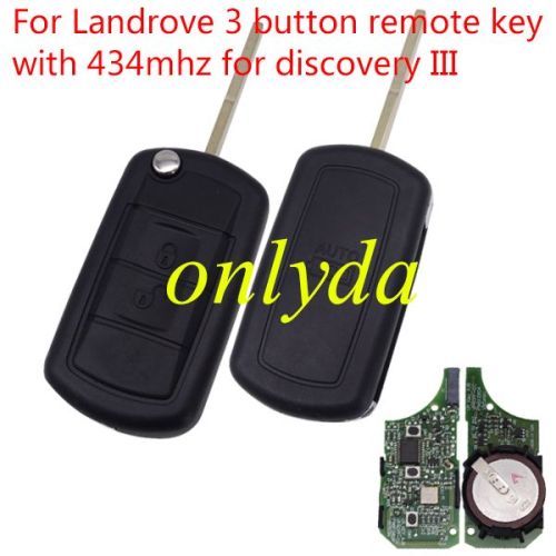 For Landrove Discovery III 3B remote key PCF7941 chip-433mhz