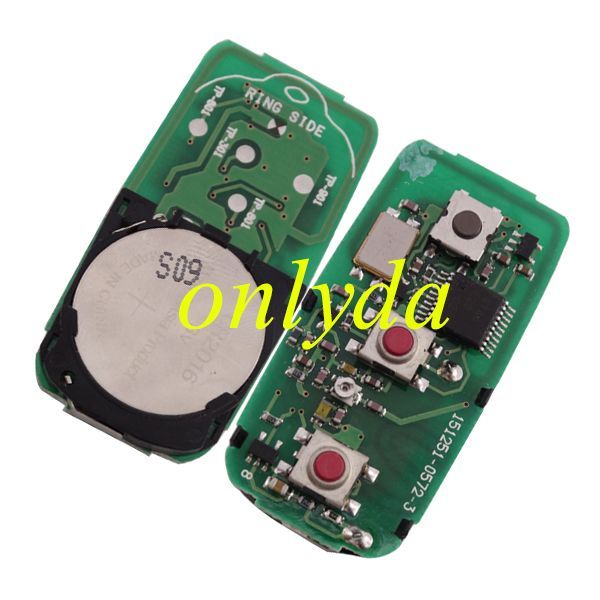 For OEM Toyota 3 button remote key