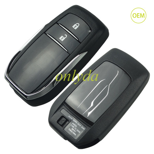 For Toyota tuner OEM 2 button remote key with 315 mhz with Toyota H chip