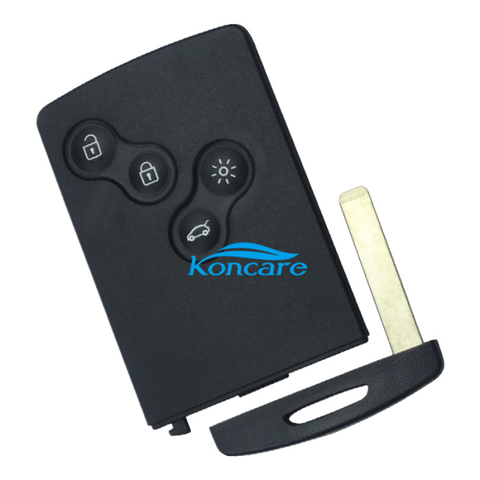 Renault 4 button remote key blank