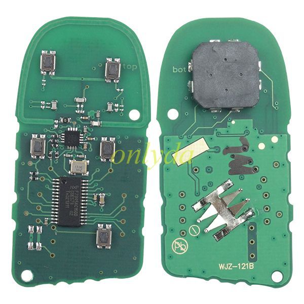 For 4 button remote key with 433mhz PCF7945/7953(HITAG2)