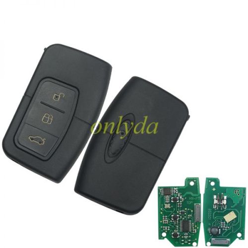 For Keyless GO Ford 3 button remote key Ford Mondeo/ Kuga with 433mhz FCC 3M5T-15K601-DC 5WK48794