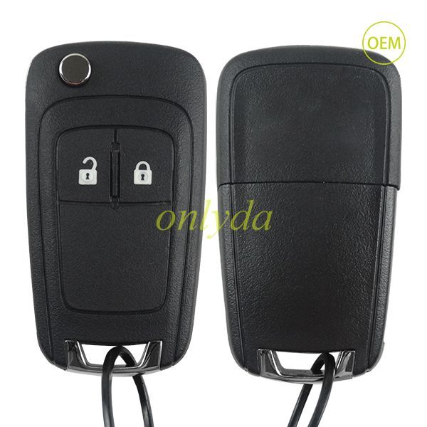 For Chevrolet OEM 2 button remote key with 434mhz/315mhz 5WK50079 95507070 chip GM(HITA G2) 7937E chip