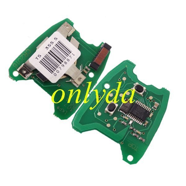 For Citreon remote key with two buttons with 46 chip &206 blade