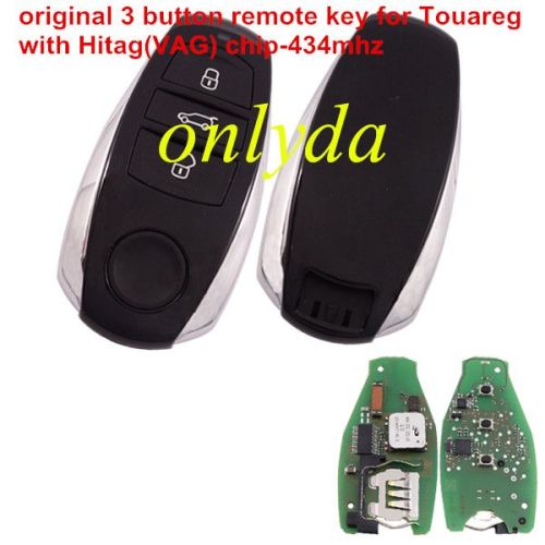 For OEM Touareg 3 button remote key with Hitag(VAG) chip 434mhz