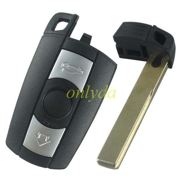 For KYDZ brand BMW CAS3 3 button keyless remote key bmw 1、3、5、6、X5，X6，Z4 series with PCF7945/PCF7953 (HITAG2)chip with 433.92MHZ