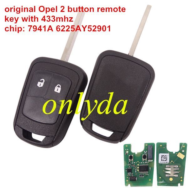 For Opel-R10OEM PCB is OEM shell is OEM frequency;433Mhz chip;7941A6225AY52901 FCCID; ZY13246338G Car model,