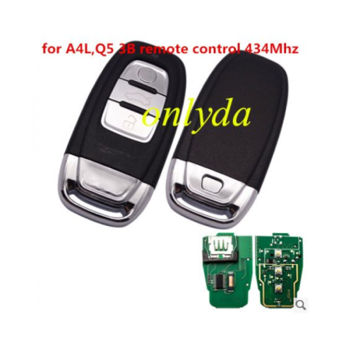 For Audi A4L,Q5 3B remote 315mhz/434mhz Remote System 8T0-959-754C 8K0-959-754G 8T0-959-754G 8KO-959-754J 8KO-959-754C