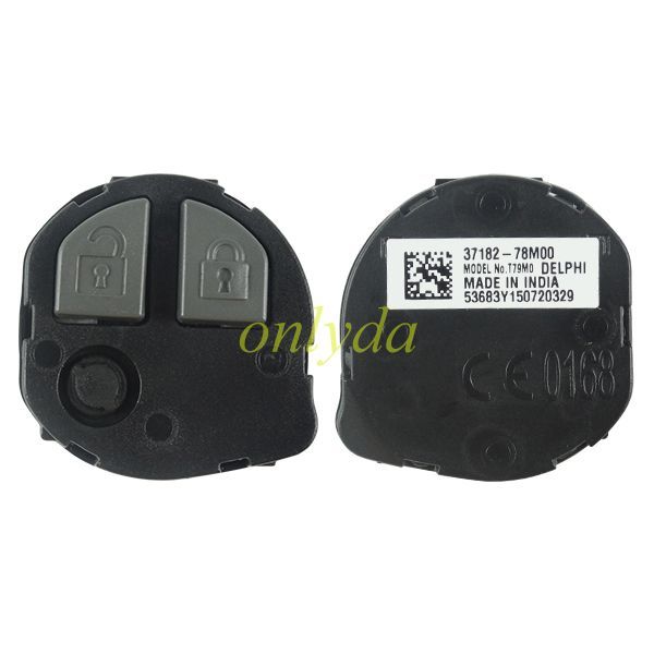 For OEM Suzuki 2 button remote key 433.92MHZ with 47chip（HITAG3) ASK model 37182-78M00 Model NO:T79M0 DELPHI 53683Y150720329