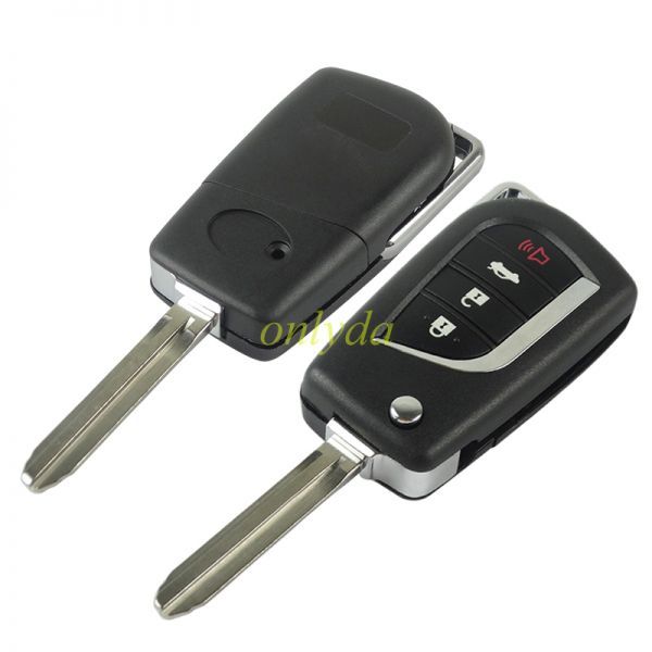 For Toyota Rav4 CAMRY COROLLA modified remote key with 3+1 button FCCID:HYQ12BDM with FSK 314.4MHZ
