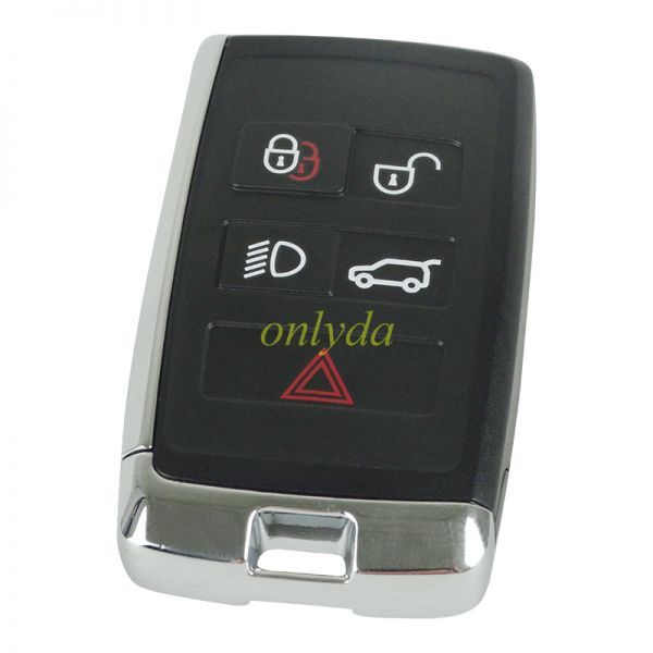 For Landrover smart freelander 4+1 button remote with 433MHZ with HITAG-PRO(ID49) chip aftermarket 2017-2020 years JLR:JK52-15K601-BG(JK52-15K601-XX) LERA:5AVC13F08 MODEL:PSFOB FOBL4LR