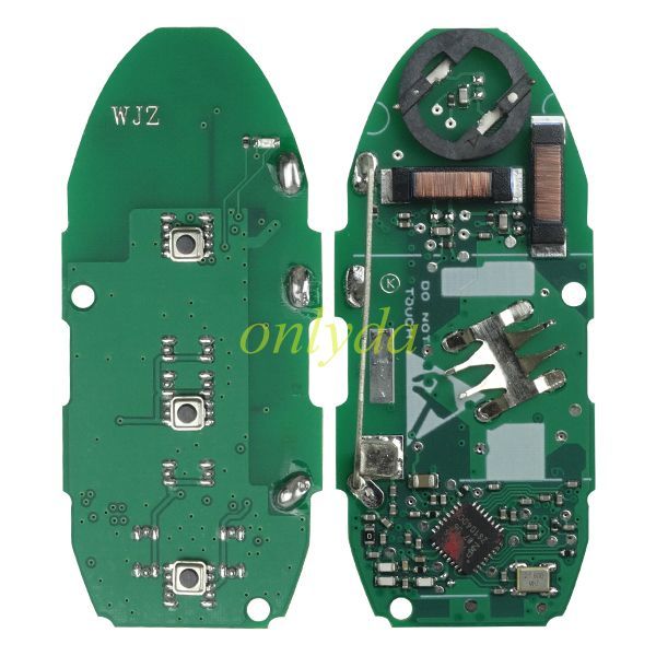 For Nissan 2+1 button remote key with 4A AES chip with 434mhz for 2018-2021 Nissan Kicks SR,SR+ 2018-2021 Nissan Kicks SV(Certain VINS) 2019-2021 Nissan Rogue FCCID:KRSTXN