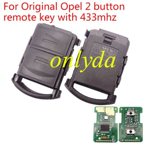 For OEM Opel 2 button remote key with 433mhz with 5WK48668 CE:0499 IND:00 FKW:46/16 EL.IND:00 Duns:51-055-8799