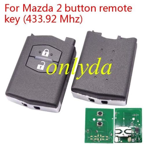 For Mazda 2 button remote key 315MHZ/433MHZ
