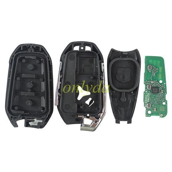 For OEM Citroen 3 button remote key with trunk button with 434MHZ with hitag aex chip or NXP A3M15 or 4A chip