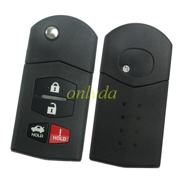 For Mazda 3+1 button remote key with 315mhz