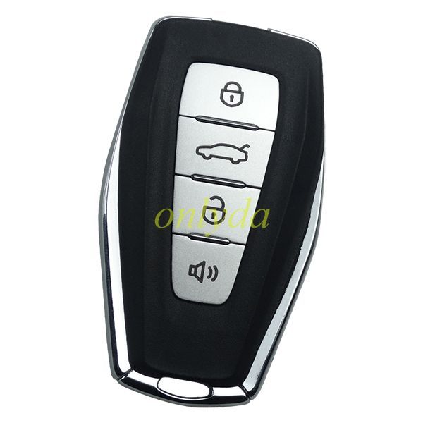For Geely UMC 4 button remote key with 434mhz with HITAG AES chip number：000008889646745270016191210