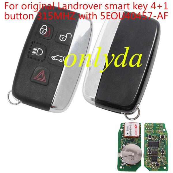 For OEM Landrover smart key 4+1 button 315MHZand 434mhz with 5EOU40457-AF