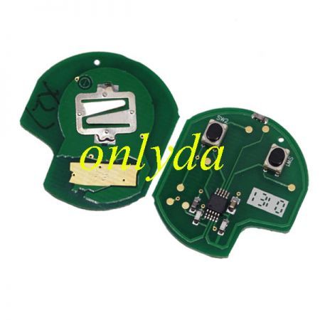 For SUZUKI SWIFT 2 Button remote key with 434mhz with 7936 chip