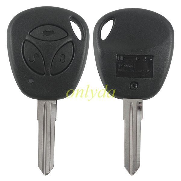 Lada 3 button remote key with 7941 chip with 433mhz
