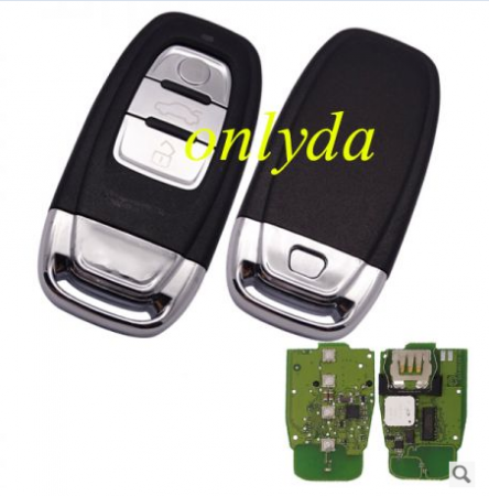 For Audi 3 button keyless remote key with 315/434/868mhz Audi A6, A8, Q3,Q5,Q7, NXP FCF7945AC1500 CMK008 05 Tn616381