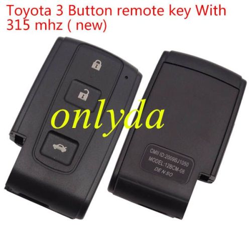 For Toyota 3 Button remote key With 315 mhz ( new)