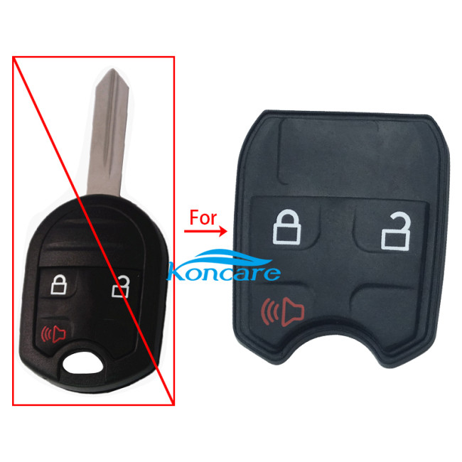 For Ford 3 button remote key pad