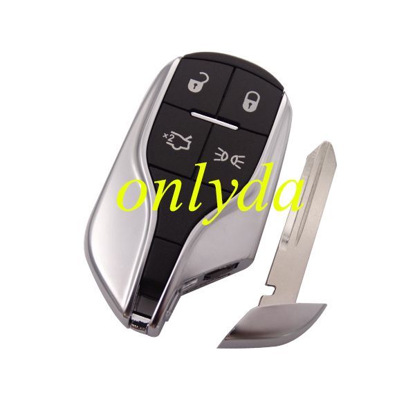 For Maserati 4 button remote key with PCF7945/7953(HITAG2) 315mhz/434mhz