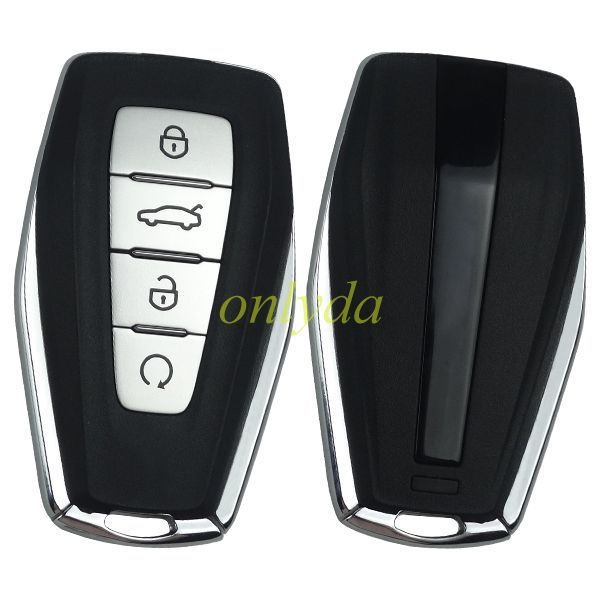 For Geely Mainland 1 keyless 4 button remote key with 434mhz with NXPA1M15 chip number :000008891028680270016210701