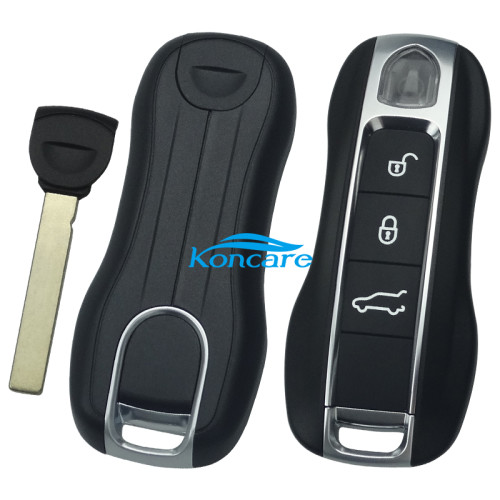 3 button remote key blank with emmergency key blade