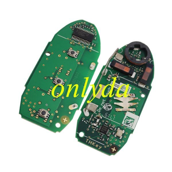 For Nissan X-Trail button remote keyless key ,with 434mhz,PCF7945M(HITAG AES) apply for X-TRAIL