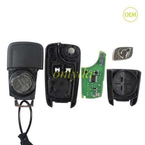 For Chevrolet OEM 2 button remote key with 434mhz/315mhz 5WK50079 95507070 chip GM(HITA G2) 7937E chip