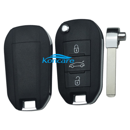 3 button remote key blank with VA2 blade