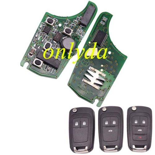 For Buick smart keyless remote 7952chip-433MHZ 2;3;3+1button, please choose the key shell