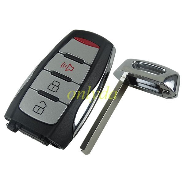 For Great Wall POE 3 button remote key with FSK with 434MHZ, with Type 47 Plus transponder chip