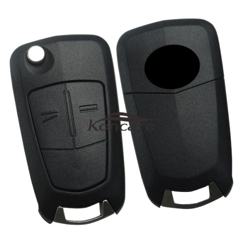 Opel 2 button remote key blank with HU100 blade