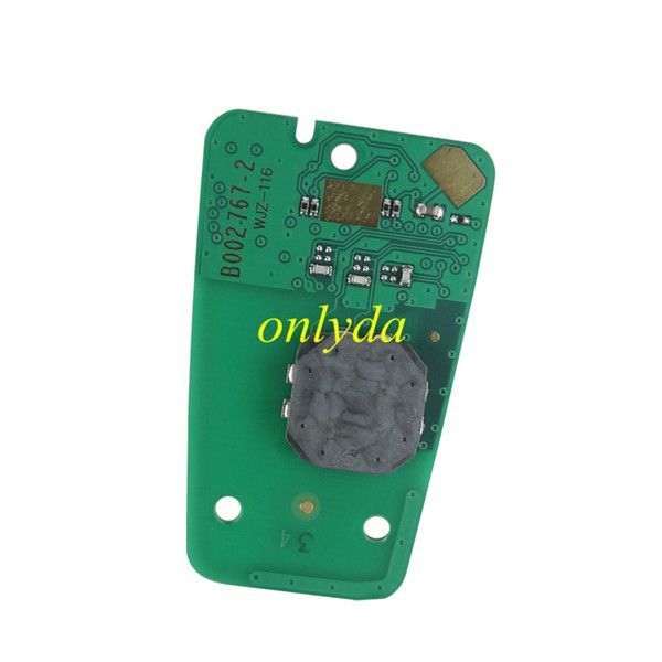 For smart KEYLESS remote key with 434mhz 4Achip PCF7945M(HITAG AES) chip
