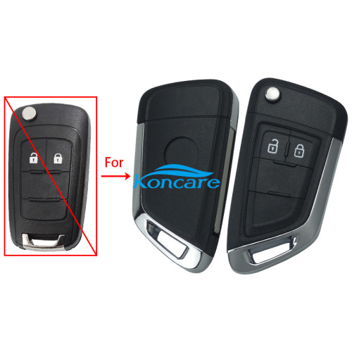 For Opel modified 2 button remote key blank