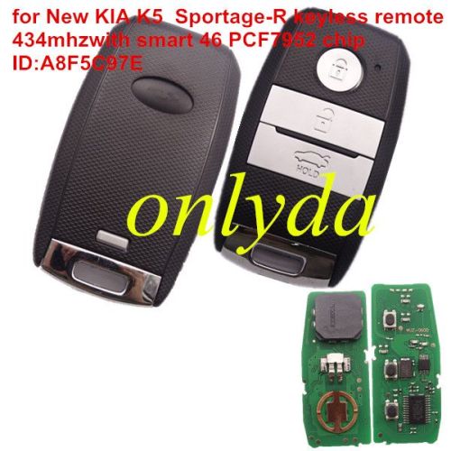 New Kia K5 Sportage-R keyless remote key with 434mhz