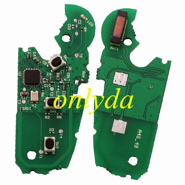 For Audi MQB 3B flip remote key with AES 48 chip-434mhz ASK model