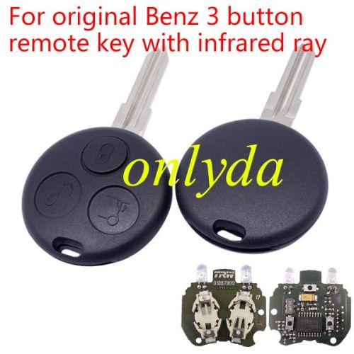 For OEM Benz 3 button remote key with infrared ray