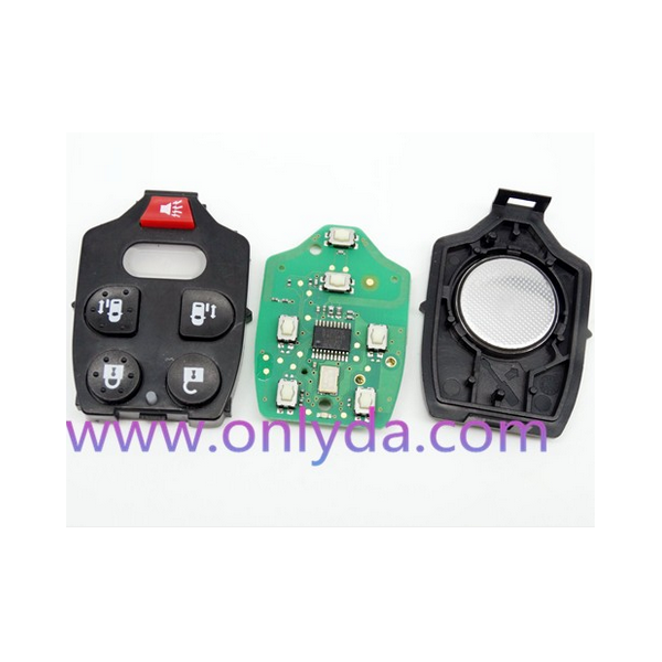 Honda 4+1 Button remote key with 313.8mhz （FCC ID:N5F-A04TAA)