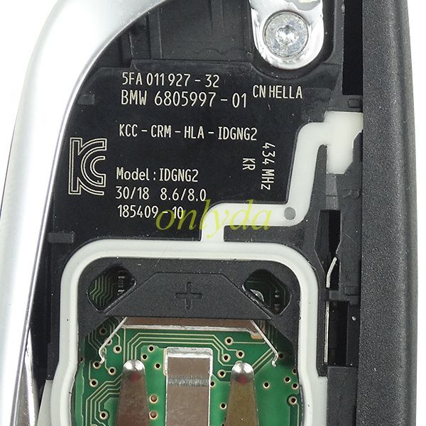 For OEM BMW X5 3 button keyless remote key Korea car 434mhz PCF7953P chip Model:IDGNG2 KCC-CRM-HLA-IDGNG2