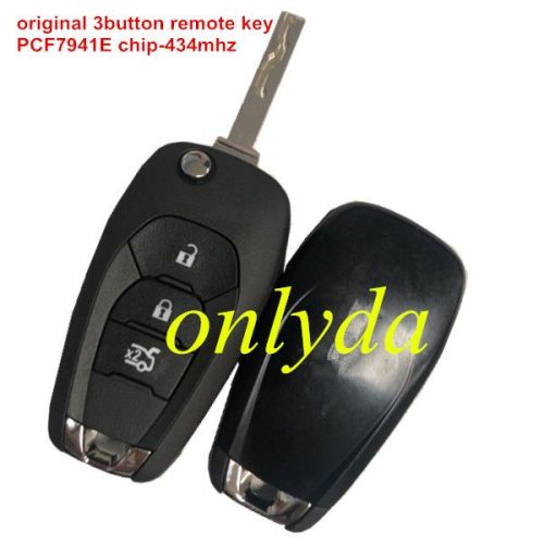 For Chevrolet OEM 3 button remote key PCF7941E chip-434mhz