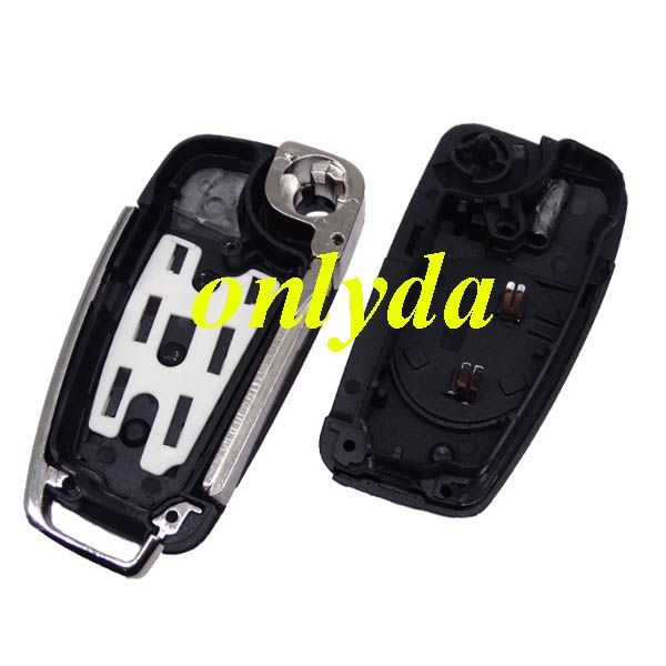 For Audi A6L Q7 3 button remote key with 8E chip & 434mhz FSK 4FO837220M without handsfree system 2004-2009 (please choose frequency 315mhz/433mhz/868mhz)
